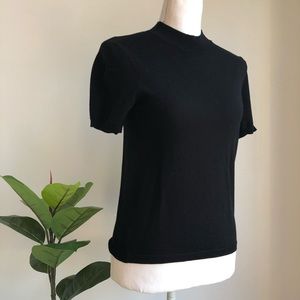 H&M Black Mock Neck Shirt